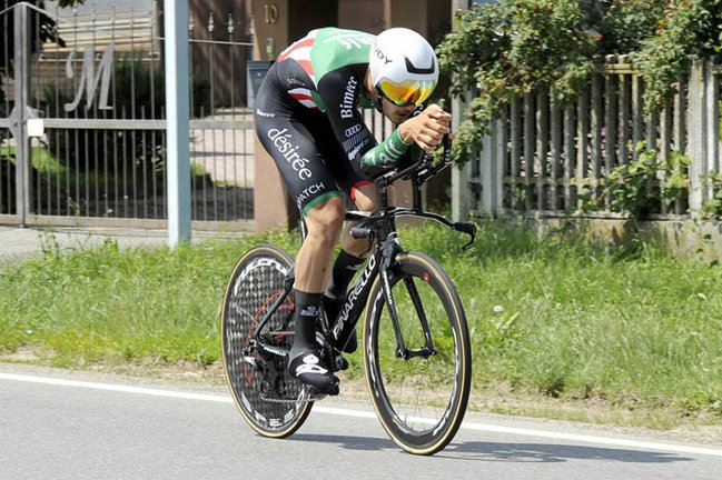 El ciclista italiano Manlio Moro durante una prueba
RICCARDO SCANFERLA/PHOTORS.IT
18/10/2023