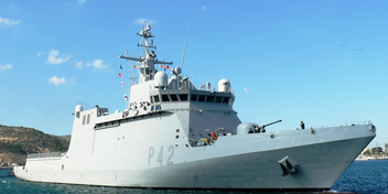 Buque 'Rayo', de la Armada Española