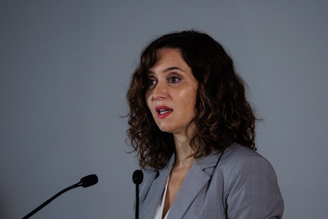 La presidenta de la Comunidad de Madrid, Isabel Díaz Ayuso. EP / Alejandro Martínez Vélez