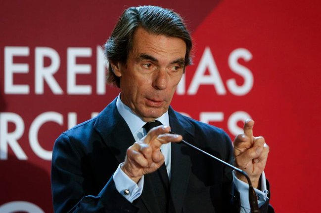 El expresidente del gobierno, José María Aznar. EFE / Morell
