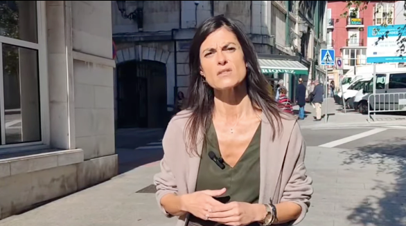 La portavoz de Vox en Santander, Laura Velasco. / ALERTA