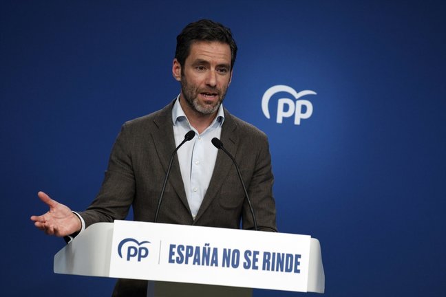 El vicesecretario de Cultura y Sociedad Abierta y portavoz del PP, Borja Sémper. EP / Fernando Sánchez