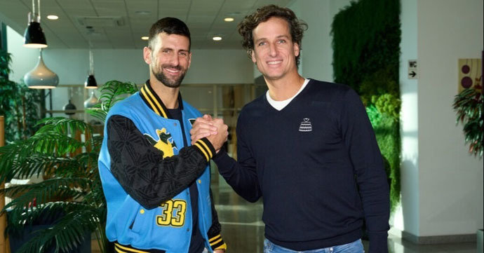 Novak Djokovic y Feliciano López. / efe