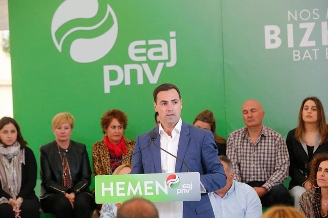 El candidato a Lehendakari por el PNV, Imanol Pradales. / EP