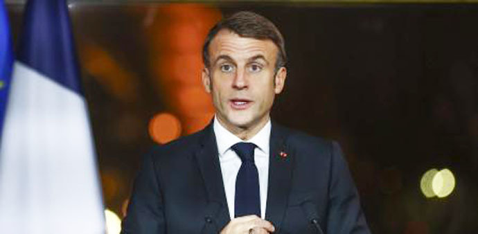 El presidente francés, Emmanuel Macron. / aee