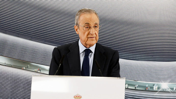 El presidente del Real Madrid, Florentino Pérez. /aee