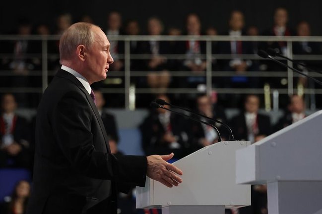 El presidente ruso, Vladimir Putin. EFE / MIKHAEL KLIMENTYEV