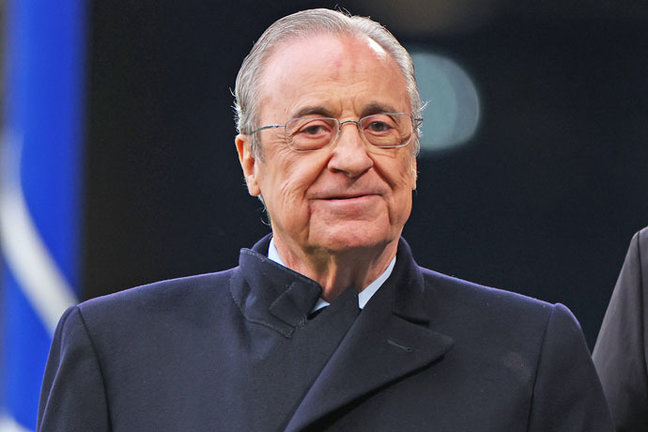 El presidente del Real Madrid, Florentino Pérez. / e. press
