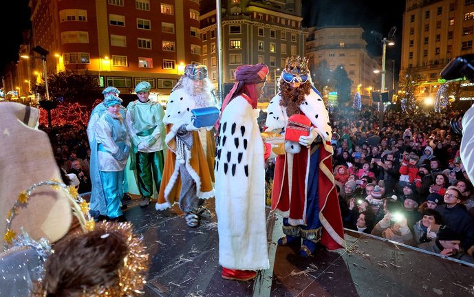 Los Reyes Magos en Santander. / alerta