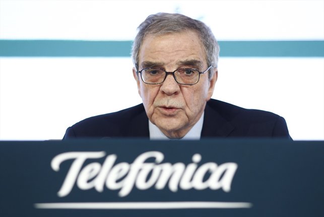 César Alierta, expresidente de Telefónica, en una foto de archivo. EP
