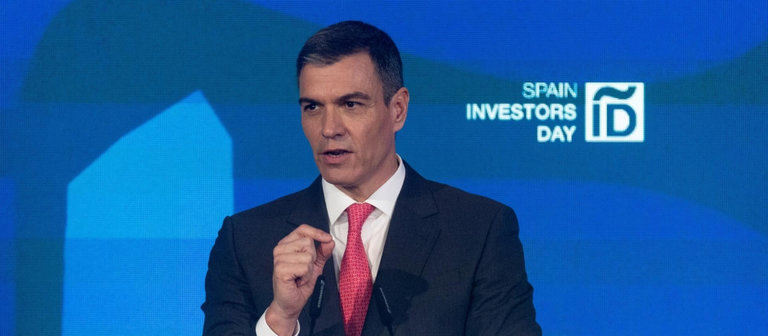 Pedro Sánchez en el foro Spain Investors Day. / EP