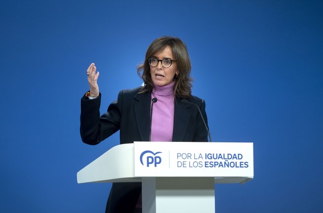 La vicesecretaria de Organización Territorial del PP, Carmen Fúnez. EP / Alberto Ortega