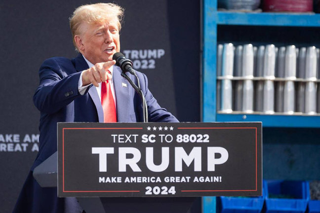 El expresidente de EEUU, Donald Trump, en un acto de campaña en Summerville, Carolina del Sur
Europa Press/Joshua Boucher