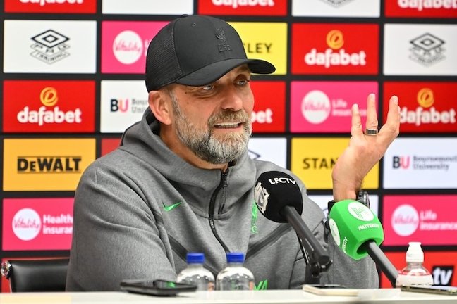 Liverpool manager Jurgen Klopp after the English championship Premier League football match between Bournemouth and Liverpool on 21 January 2024 at the Vitality Stadium in Bournemouth, England - Photo Graham Hunt / ProSportsImages / DPPI