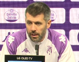 El entrenador del Valladolid, Paulo Pezzolano. / Twitter