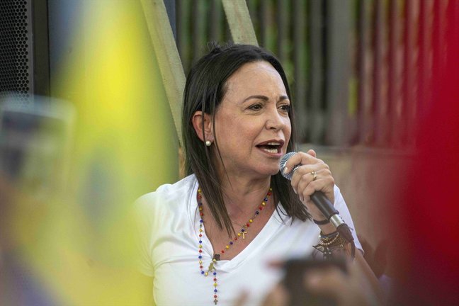 La política venezolana, María Corina Machado. EP / Jimmy Villalta