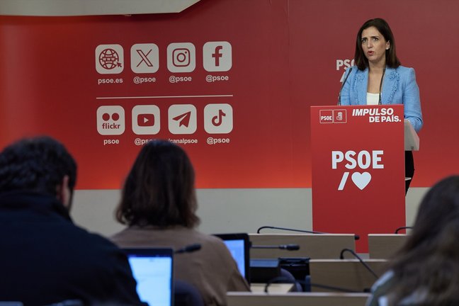 La nueva portavoz del PSOE, Esther Peña. EP / Jesús Hellín