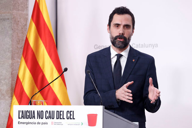 El conseller de Empresa y Trabajo de la Generalitat, Roger Torrent. EFE/Quique García