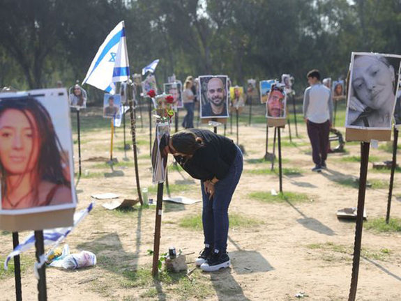 Foto de archivo en recuerdo a las víctimas israelíes. / efe