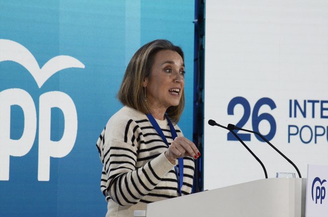 La secretaria general del Partido Popular, Cuca Gamarra. EP / Rosa Veiga