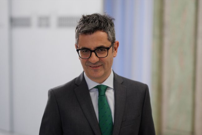 El ministro de la Presidencia, Justicia y Relaciones con las Cortes, Félix Bolaños. EP / Alejandro Martínez Vélez