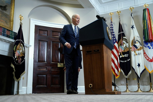 El presidente estadounidense, Joe Biden, durante un acontecimiento público. / EP