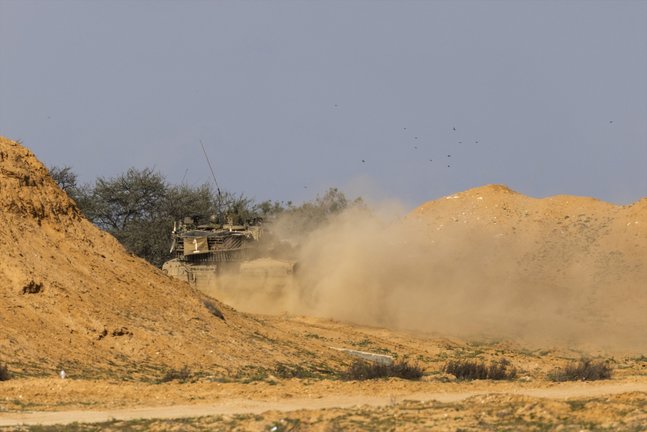 Soldados israelíes cerca de Gaza. EP / Ilia Yefimovich