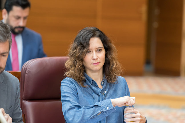 La presidenta de la Comunidad de Madrid, Isabel Díaz Ayuso. / Diego Radamés