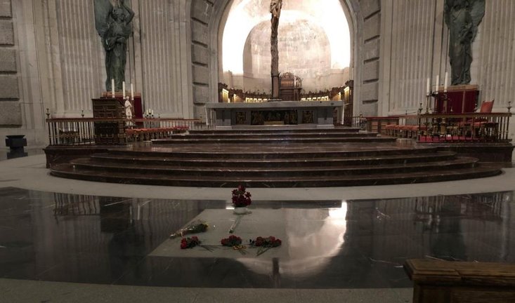 Interior de la Basílica del Valle de los Caídos. / EFE