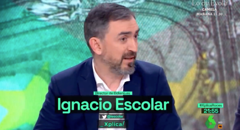 Ignacio Escolar en la Sexta Explica.