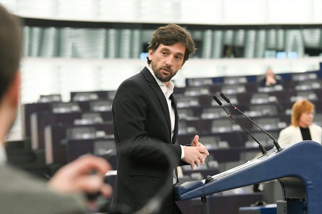 El secretario general de Ciudadanos y líder de la delegación en Bruselas, Adrián Vázquez. EP / Archivo