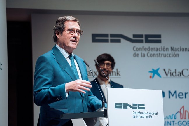 El presidente de la CEOE, Antonio Garamendi. Gabriel Luengas / Archivo