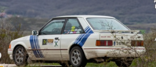 Un coche clásico en el rallye Campoo-Los Valles. / Alerta