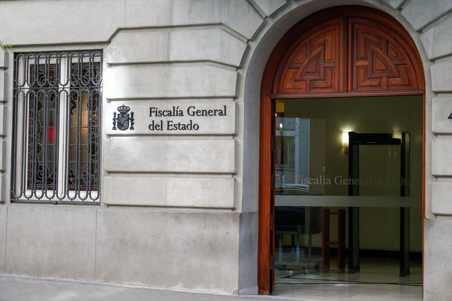 Entrada de la sede de la Fiscalía General del Estado. EP / Archivo