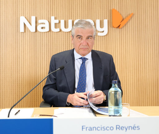 El CEO de Naturgy, Francisco Reynés, durante la junta general de accionistas de Naturgy. / Marta Fernández