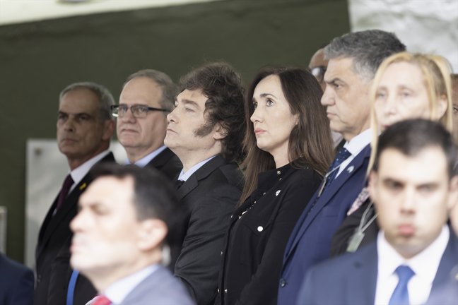 El presidente argentino, Javier Milei, durante un acto oficial. Esteban Osorio / Archivo