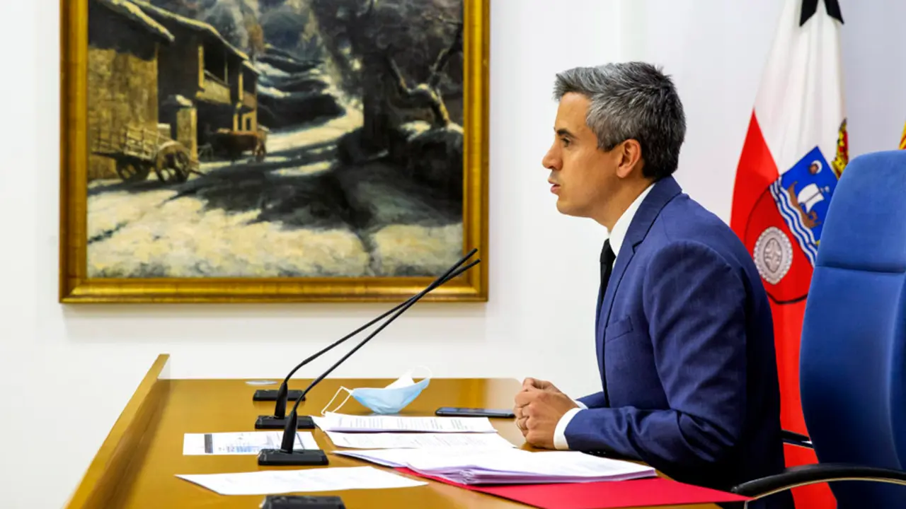 El vicepresidente c&aacute;ntabro y consejero de Cultura, Pablo Zuloaga.