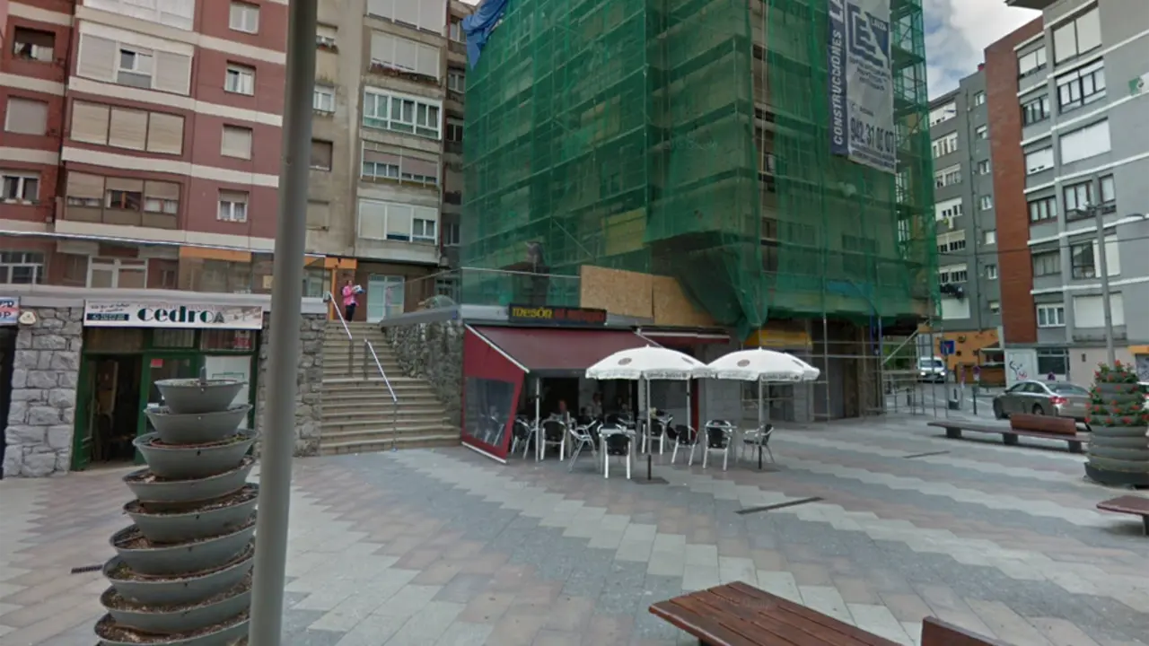 La calle Montejurra en Santander.