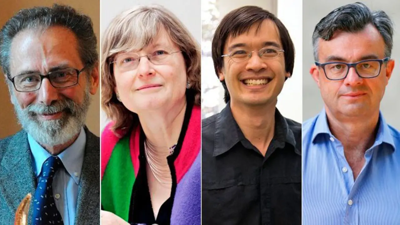 Los matem&aacute;ticos Yves Meyer, Ingrid Daubechies, Terence Tao y Emmanuel Cand&egrave;s, ganadores del Princesa de Asturias de Investigaci&oacute;n 2020.