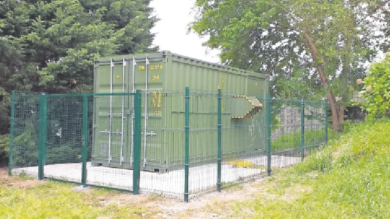 Vista de la instalaci&oacute;n construida por Viesgo. / Alerta
