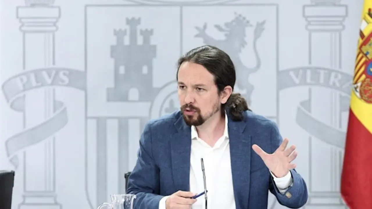 El vicepresidente y ministro de Derechos Sociales y Agenda 2030, Pablo Iglesias.  - EUROPA PRESS/E. Parra. POOL - Europa Press