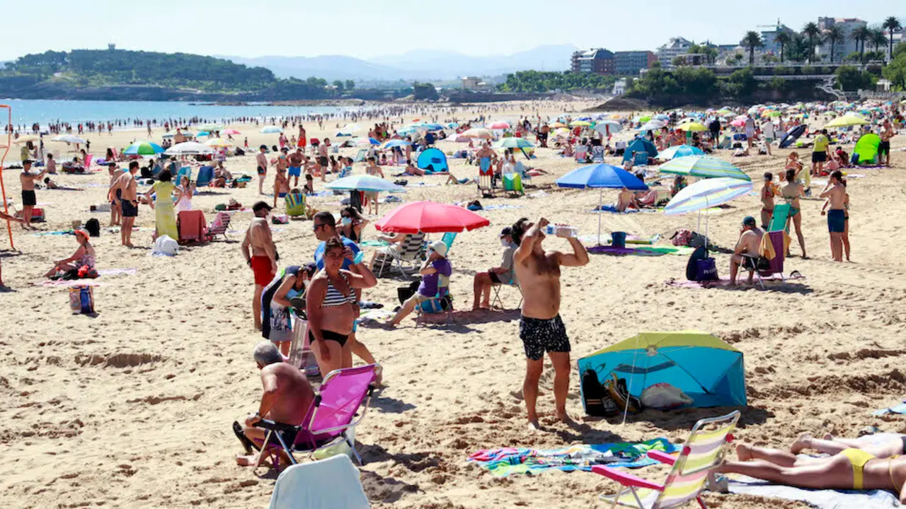 Vista de la segunda playa del Sardinero, Santander, Cantabria. / J. R.Gonz&aacute;lez