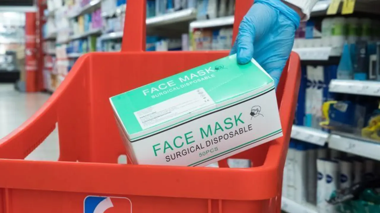 mascarilla supermercado