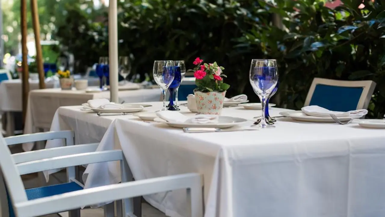 Fotograf&iacute;a cedida por La Cocina de Mar&iacute;a Luisa de un detalle de su terraza, en Madrid. EFE