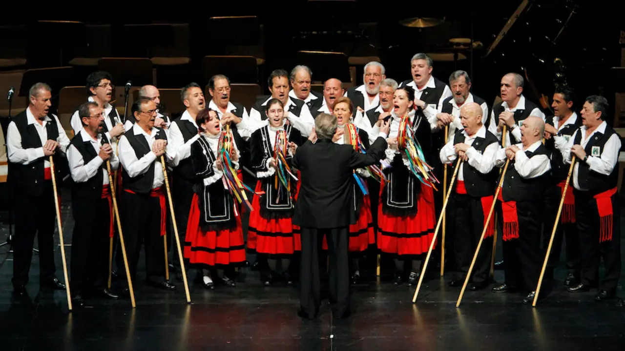 El Coro Ronda Garcilaso, durante su actuaci&oacute;n del a&ntilde;o pasado. / Jos&eacute; Ram&oacute;n