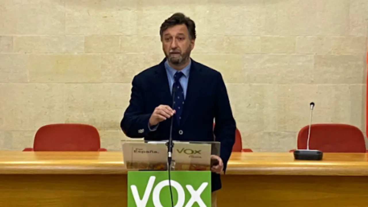 El diputado de Vox, Cristobal Palacio. / ALERTA