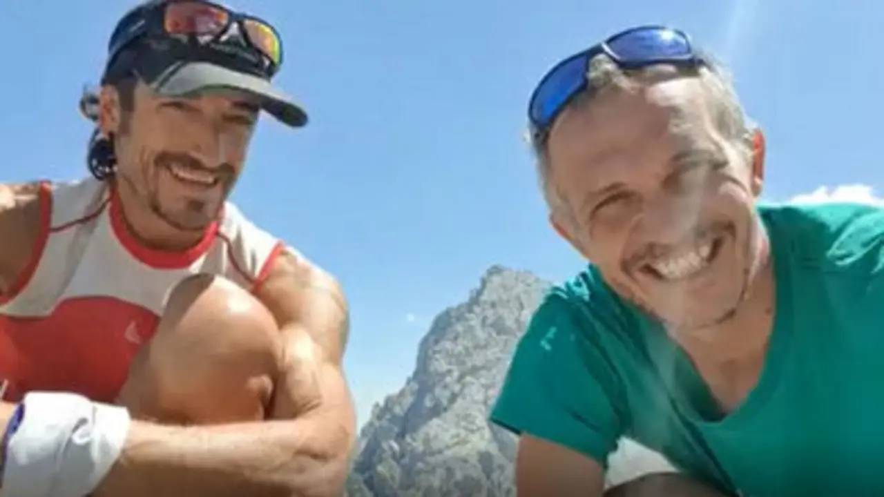 Tito Parra y Juli&aacute;n Morcillo, a por 131 kil&oacute;metros de carrera y escalada por los Picos de Europa.