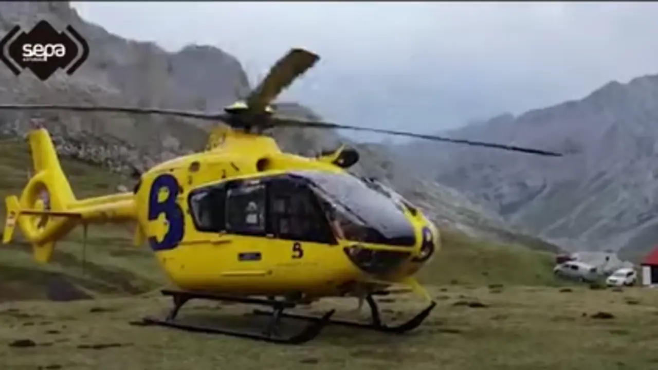 El Grupo de Rescate del SEPA en Pe&ntilde;a Vieja.