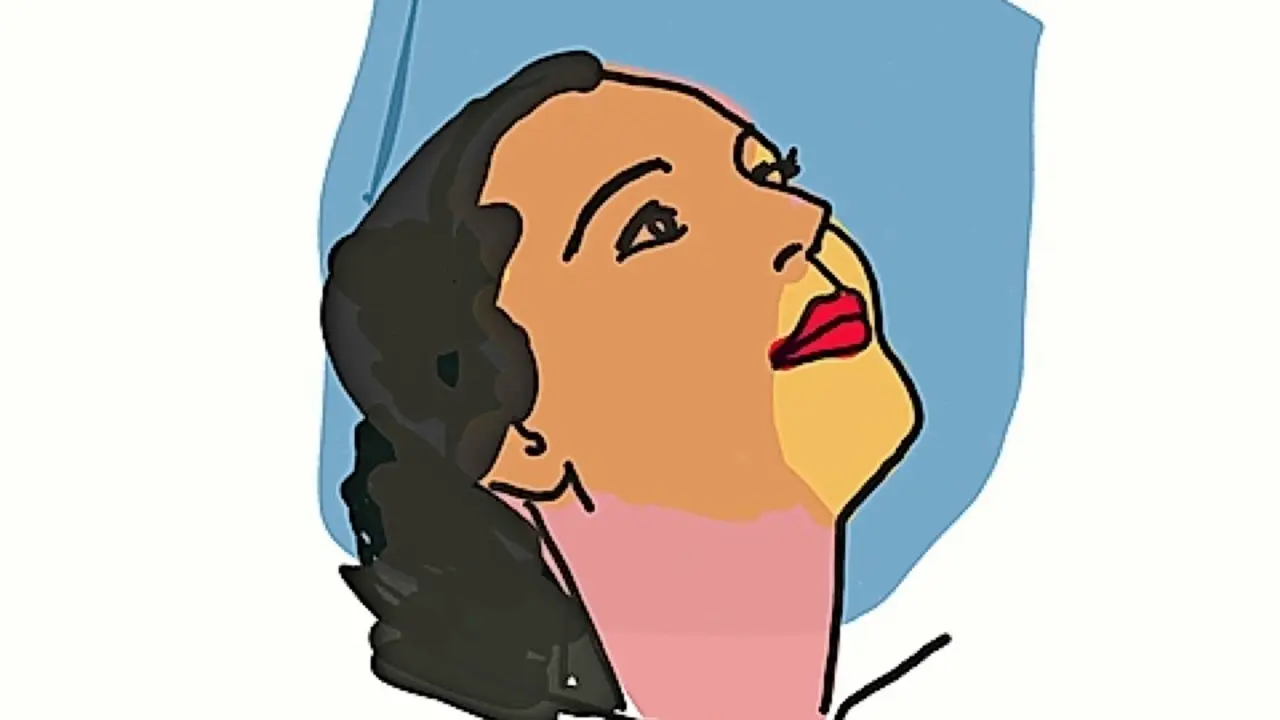 &lsquo;After Man Ray. Genica Athanasiou II&rsquo; Dibujo digital sobre papel Hahnem&uuml;hle. 40 x 50 cm. / SUSANA REBERDITO