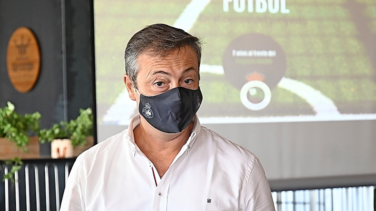 Alfredo P&eacute;rez, presidente del Racing. / Hardy
